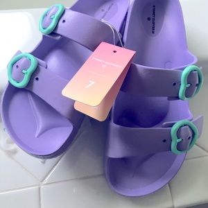 Stoney Clover Lane X Target Purple Slide Sandals